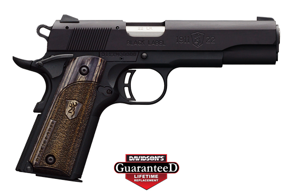 BROWNING 1911-22 BLACK LABEL 22LR 4.25" FS BLACK/LAMINATE - for sale