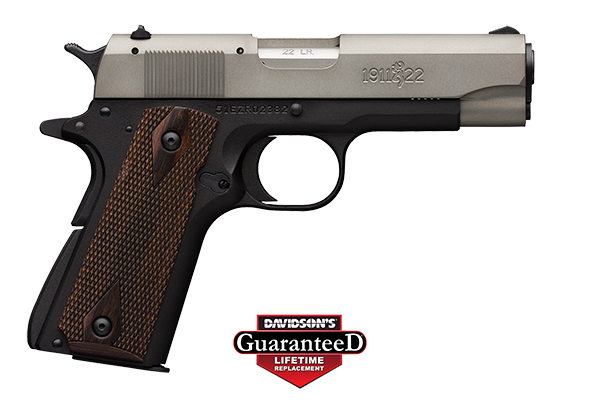 BROWNING 1911-22 .22LR COMPACT 3.58" MATTE GRAY/ROSEWOOD - for sale