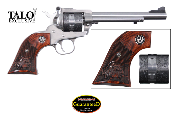 RUGER SINGLE-SIX 22LR/22WMR 6.5" AS SS WOOD (TALO) - for sale