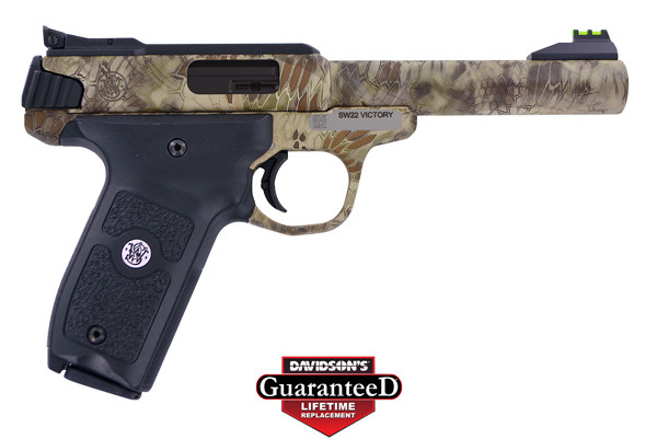 S&W VICTORY 22LR 5.5" 10RD KRYPTEK - for sale