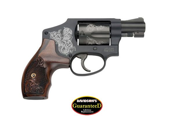 S&W 442 38SPL+P 1.875" 5RD BL ENGRVG - for sale