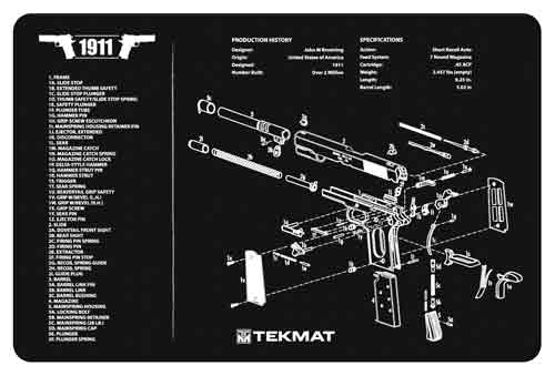 tekmat - 1911 - TEKMAT 1911 - 11X17IN for sale