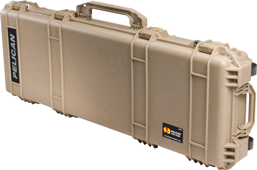 PELICAN 1720 PROTECTOR CASE W/ WHEELS 3 PC FOAM 42" GUNS TAN - for sale