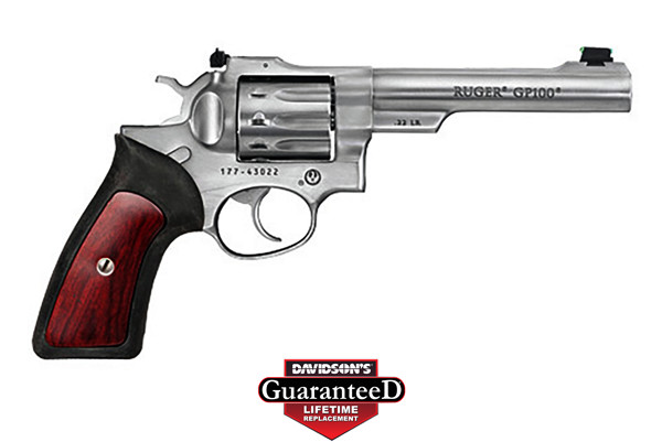 RUGER GP100 22LR 5.5" STS AFO - for sale