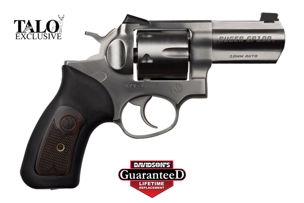 RUGER GP100 WC 10MM 3" STS 6RD NOVAK - for sale