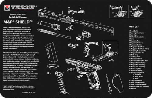 tekmat - S&W M&P SHIELD - TEKMAT S&W M&P SHIELD - 11X17IN for sale