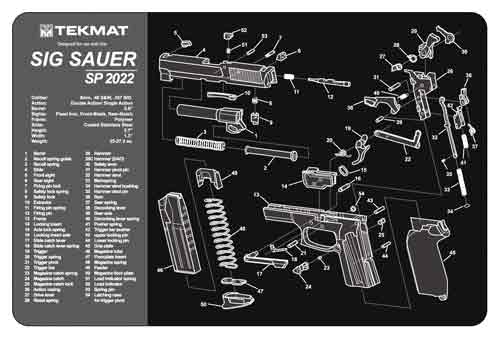 tekmat - Sig P238 - TEKMAT SIG SAUER P238 - 11X17IN for sale