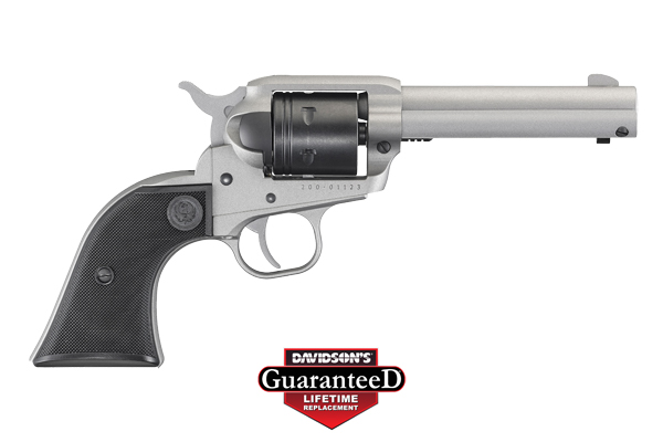 RUGER WRANGLER .22LR 4.62" FS 6-SH SILVER SYNTHETIC - for sale