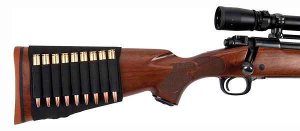 allen company - Buttstock Shell Holder - BUTTSTOCK RIFLE CARTRIDGE HOLDER BLK for sale
