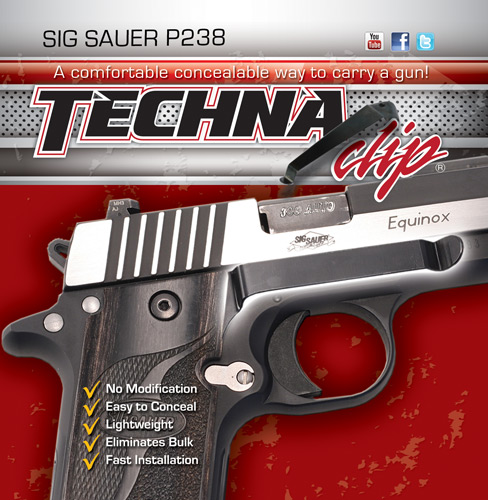 TECHNA CLIP SIG P238 RH BLK - for sale
