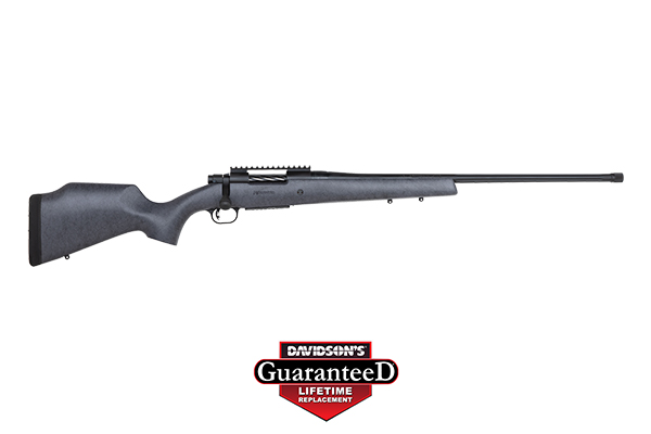 MOSSBERG PATRIOT LR HUNTER 6.5 PRC 24" BLUED/GRAY THREADED - for sale