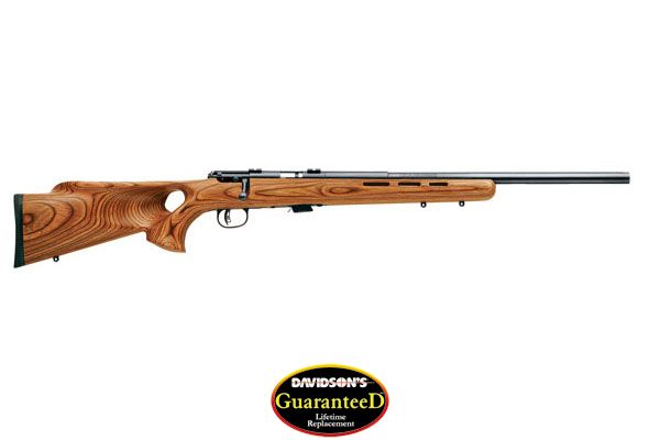 SAVAGE MARK II-BTV .22LR 21" HB ACCU TRIG BL/BRN LAM T-HOLE - for sale