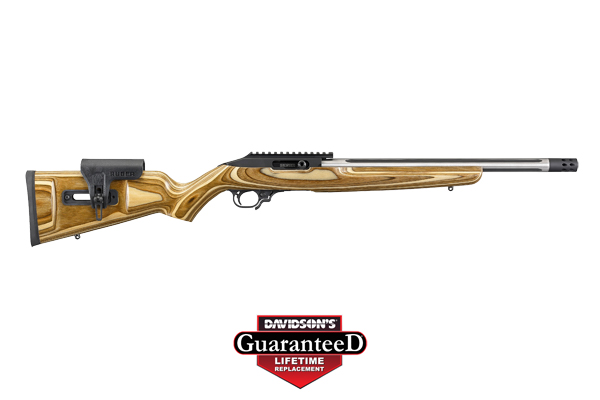 RUGER 10/22 COMPETITION .22LR 16.12" SS FLUTED LAMINATED - for sale