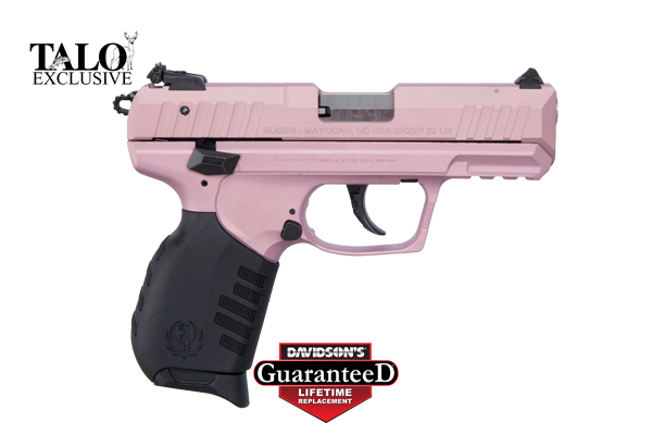 RUGER SR22PB 22LR 3.5" AS 10-SHOT ROSE GOLD (TALO) - for sale