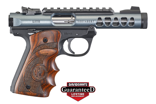 RUGER MARK IV 22/45 LITE 22LR 4.4" BULL AS TGT GRIPS GRAY - for sale