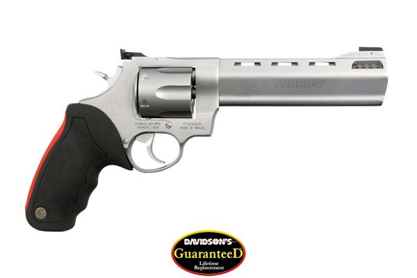 TAURUS RAGING BULL .44MAG 6.5" VENT RIB AS 6-SHOT SS RUBBER - for sale