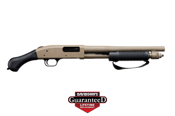 MOSSBERG 590 SHOCKWAVE 12GA 3" 6RD CORNCOB FOREND FDE/CERAKOT - for sale