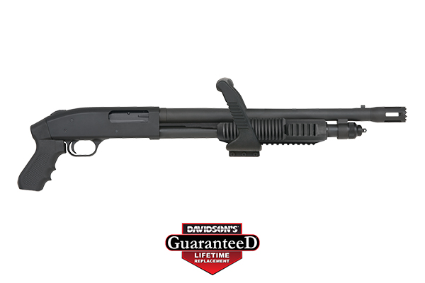 MOSSBERG 590 CHAINSAW 12GA 3" 6RD 18.5" TRI-RAIL BLUED/SYN - for sale