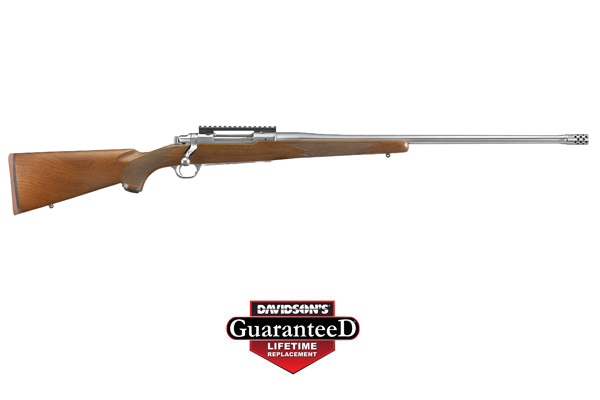 RUGER HAWKEYE HUNTER 300 WIN MAG STAINLESS WALNUT THREADED - for sale