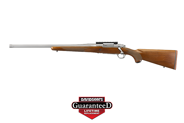 RUGER HAWKEYE HUNTER LEFT HAND 6.5CM SS WALNUT THREAD - for sale
