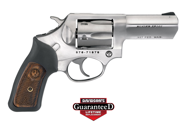 RUGER SP101 327FED 3" STN 6RD - for sale