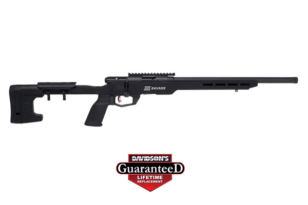 SAVAGE B22 PRECISION .22LR 18" HB MDT CHASSIS W/RAIL BLACK - for sale