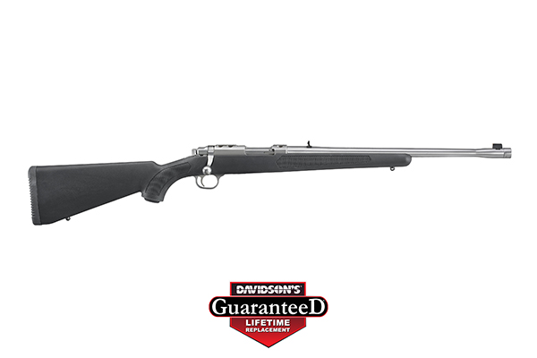 RUGER 77/44 44 REM MAGNUM SS SYNTHETIC/RINGS THREADED - for sale