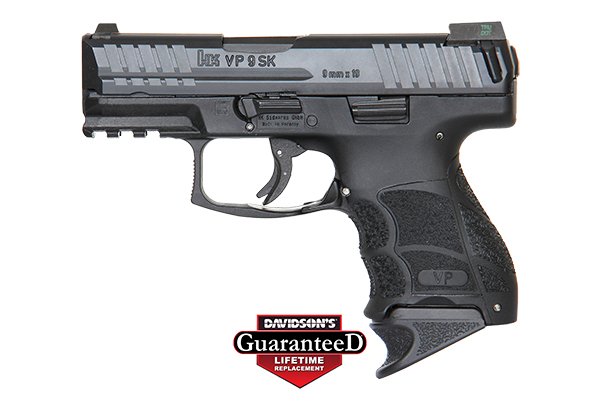 HK VP9SK SUBCOMPACT 9MM 3.39" NS 3-10RD BLK - for sale