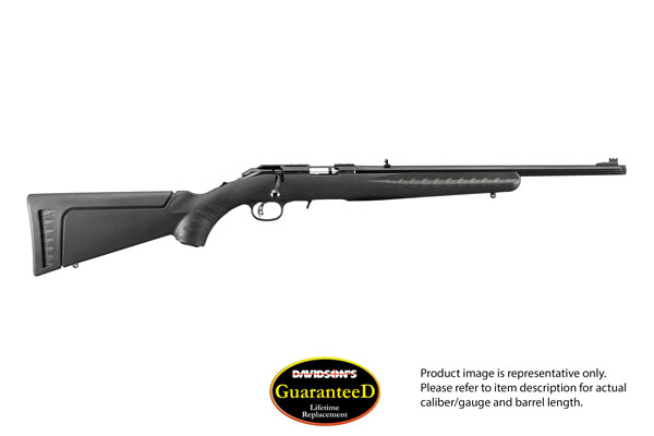 RUGER AMERICAN 22WMR  9-SHOT 18" MATTE BLACK THREAED BBL - for sale
