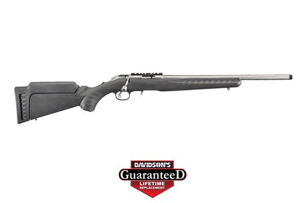 RUGER AMERICAN 22WMR  9-SHOT 18" STAINLESS THREAED BBL - for sale