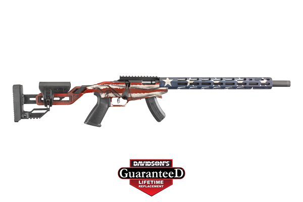 RUGER PRECISION RIMFIRE .22LR 18" THREADED BBL FLAG 15-SHOT - for sale