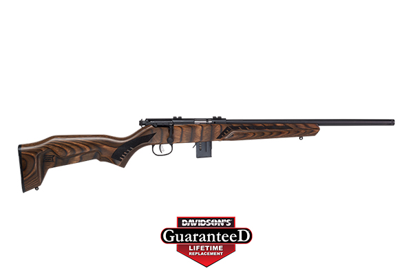 SAVAGE 93R17 MINIMALIST .17HMR 18" MATTE/BROWN LAMINATE - for sale