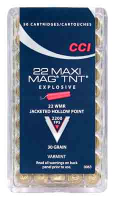 CCI 22WMR TNT MAXI-MAG 50/2000 - for sale