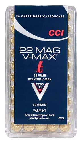 CCI 22WMR 30GR V-MAX 50/2000 - for sale