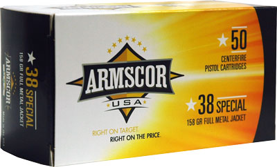 ARMSCOR 38SPL 158GR FMJ 50/1000 - for sale