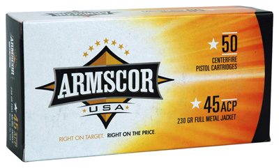 ARMSCOR 45ACP 230GR FMJ 50/1000 - for sale