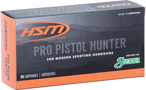 HSM PRO PISTOL 10MM AUTO 180GR JHP 20RD 20BX/CS - for sale