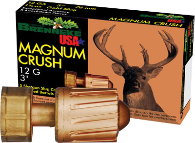 BRENNEKE USA 12GA 3" MAG CRUSH 1-1/2OZ SLUG 5RD 50BX/CS - for sale