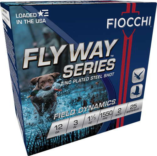 FIOCCHI FLYWAY 12GA 3" #2 1550FPS 1-1/5OZ 25RD 10BX/CS - for sale