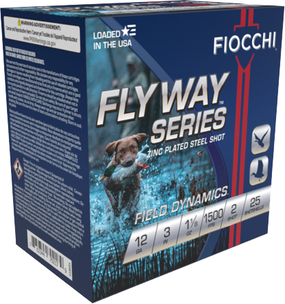 FIOCCHI FLYWAY 12GA 3" #2 1500FPS 1-1/8OZ 25RD 10BX/CS - for sale