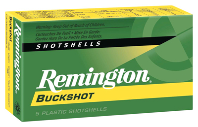 REMINGTON BUCKSHOT 12GA 2.75" 1325FPS 00BK 9PLTS 5RD 50BX/CS - for sale