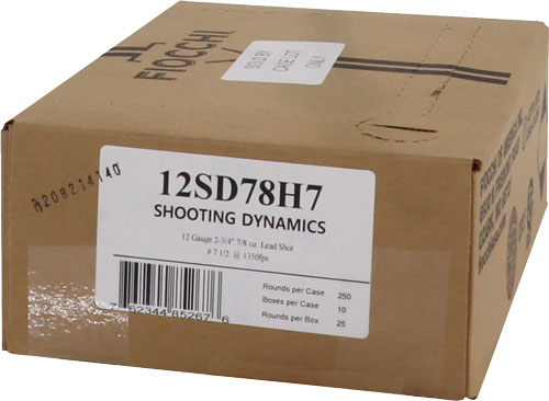 FIOCCHI 12GA 2.75" 7/8OZ #7.5 1350FPS 250RD CASE LOT - for sale