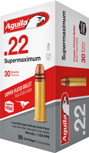 AGUILA 22 LR SUPER MAX 30GR LDRD 1000RD CASE LOT - for sale