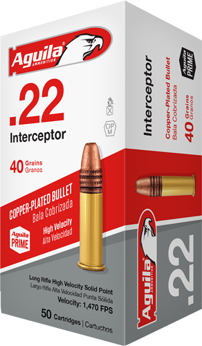 AGUILA 22 LR INTERCEPTOR LD RN 1000RD CASE LOT - for sale