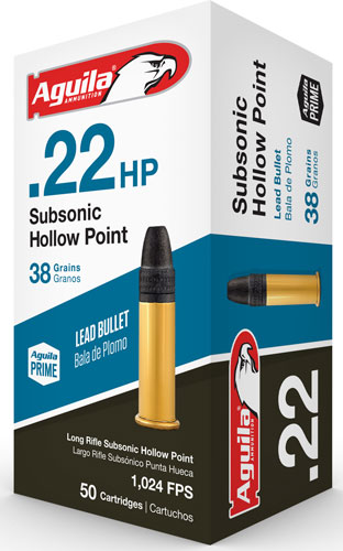 AGUILA 22LR SUB HV 38GR HP 50/1000 - for sale