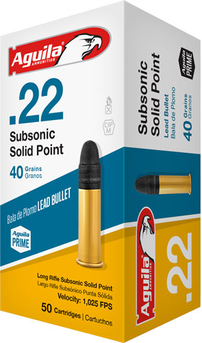 AGUILA 22LR SUBSONIC 40GR 50/1000 - for sale