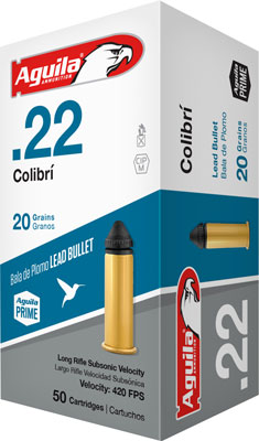 AGUILA 22LR COLIBRI 20GR 50/1000 - for sale