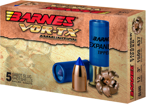 BARNES VOR-TX 12GA 3" 438GR 5/100 - for sale