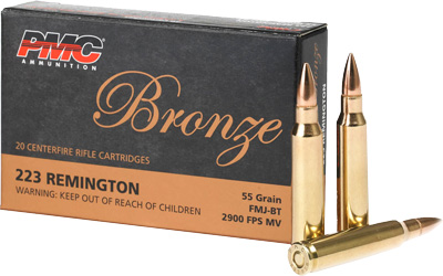 PMC BRNZ 223REM 55GR FMJ 20/1000 - for sale