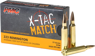 PMC XTACM 223REM 77GR OTM SIERRA BT - for sale